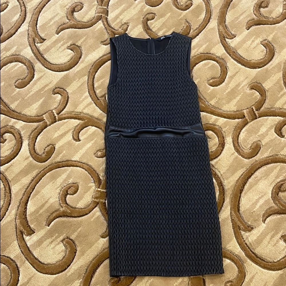 Zara Leather Dress EXCELLENT CONDITION